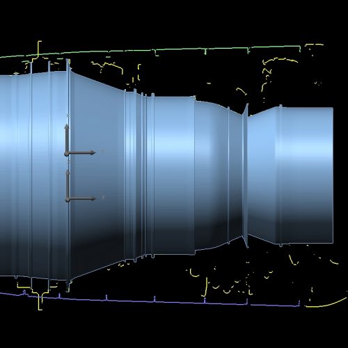 JT9D Scan Bolton Works Alignment Cowling Panels (2)