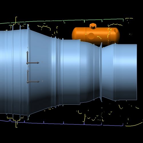 JT9D Scan Bolton Works Alignment Cowling Panels (3)